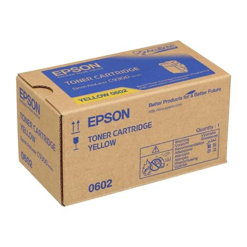EPSON C13S050602 AL-C9300 SARI TONER ORJİNAL 7.500 SAYFA