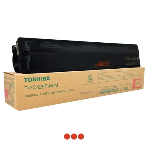 TOSHIBA T-FC425P-M-M E-STUDIO 2020AC/2520AC/3025AC/3325AC KIRMIZI TONER ORJİNAL 6AG00009904
