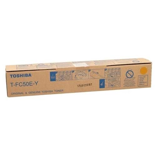 TOSHIBA T-FC50E-Y E-STD. 2555C/3055C/3555C/4555C SARI TONER ORJİNAL 33.600 SAYFA